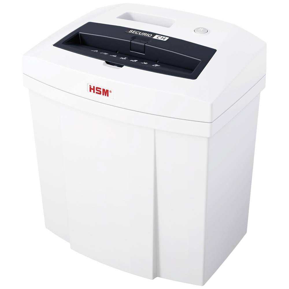 Image of HSM SECURIO C14 Document shredder 6 sheet Particle cut 4 x 25 mm P-4 20 l Also shreds Staples Paper clips Credit