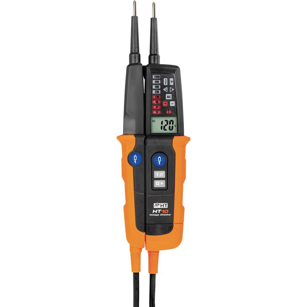 Image of HT Instruments HT10 Two-pole voltage tester CAT III 1000 V CAT IV 600 V Acoustic Bargraph LCD LED