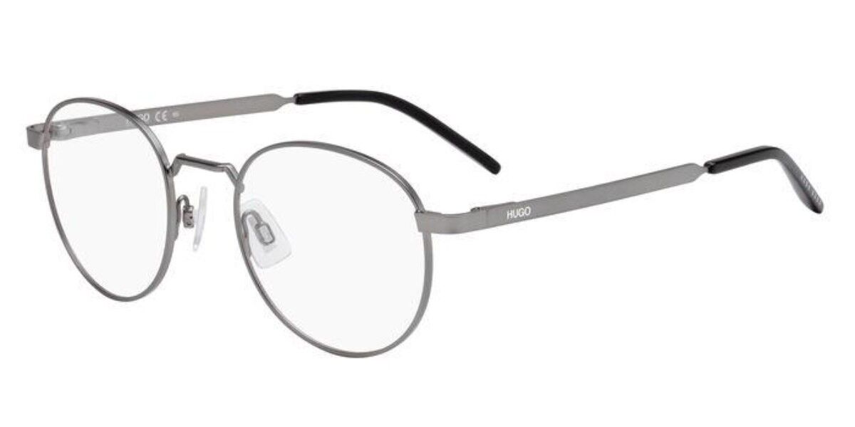 Image of HUGO HG 1035 R80 Óculos de Grau Prata Masculino PRT