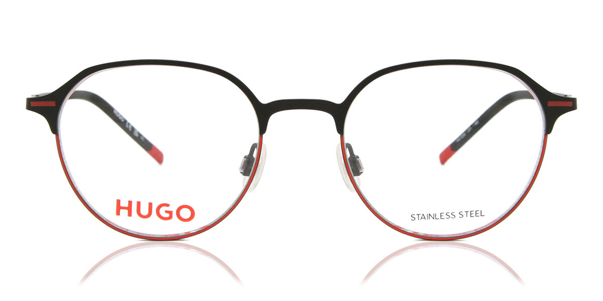 Image of HUGO HG 1234 OIT Óculos de Grau Vermelhos Masculino BRLPT