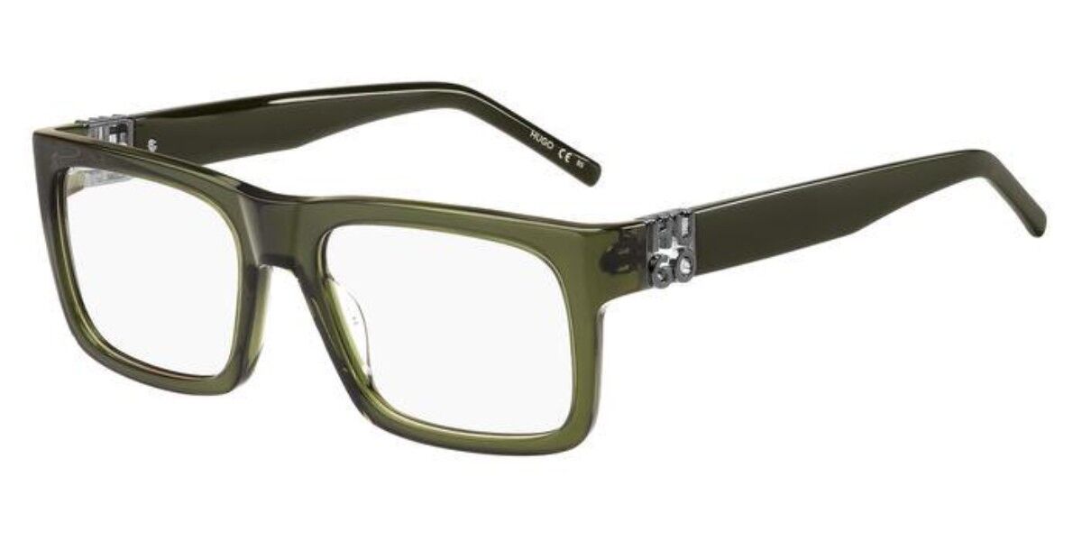Image of HUGO HG 1257 1ED Óculos de Grau Verdes Masculino BRLPT