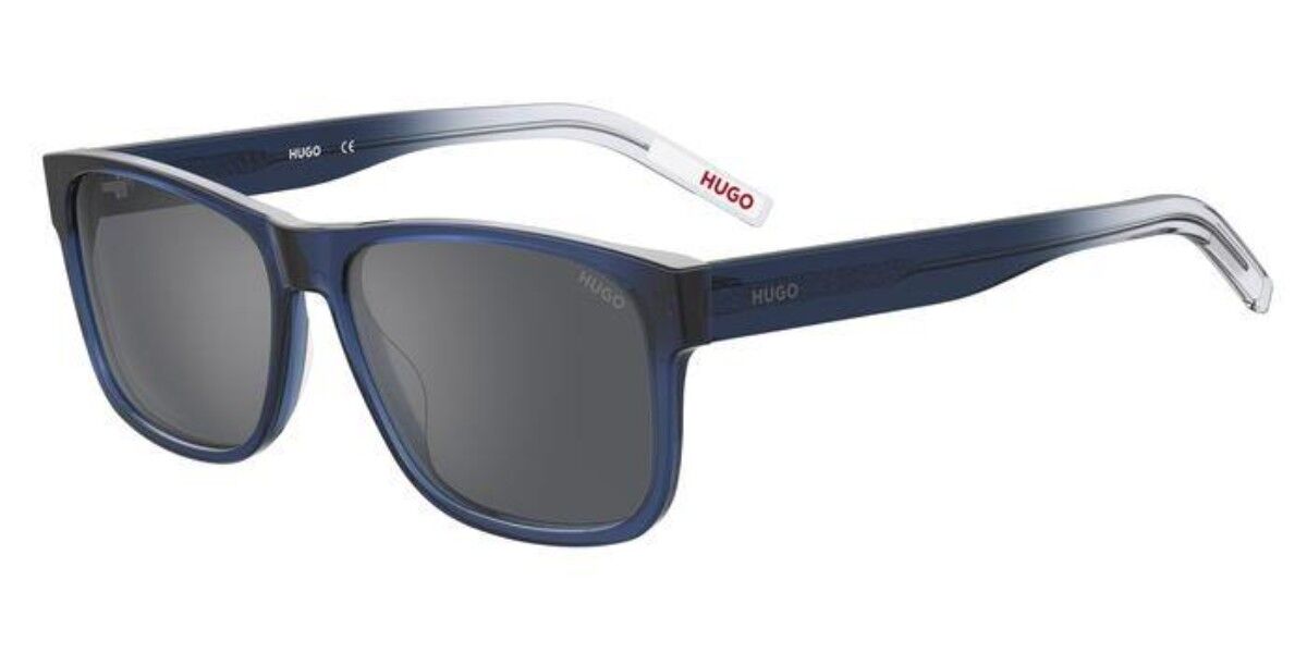 Image of HUGO HG 1260/S XW0/T4 57 Lunettes De Soleil Homme Bleues FR