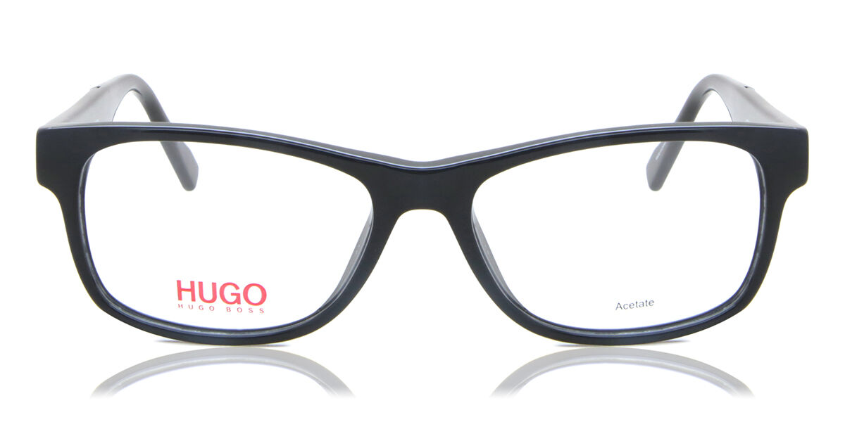 Image of HUGO Hugo 0084 807 Óculos de Grau Pretos Masculino BRLPT