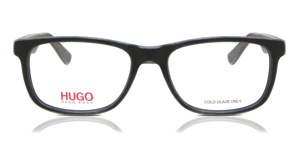 Image of HUGO Hugo 0217 O6W Óculos de Grau Pretos Masculino BRLPT