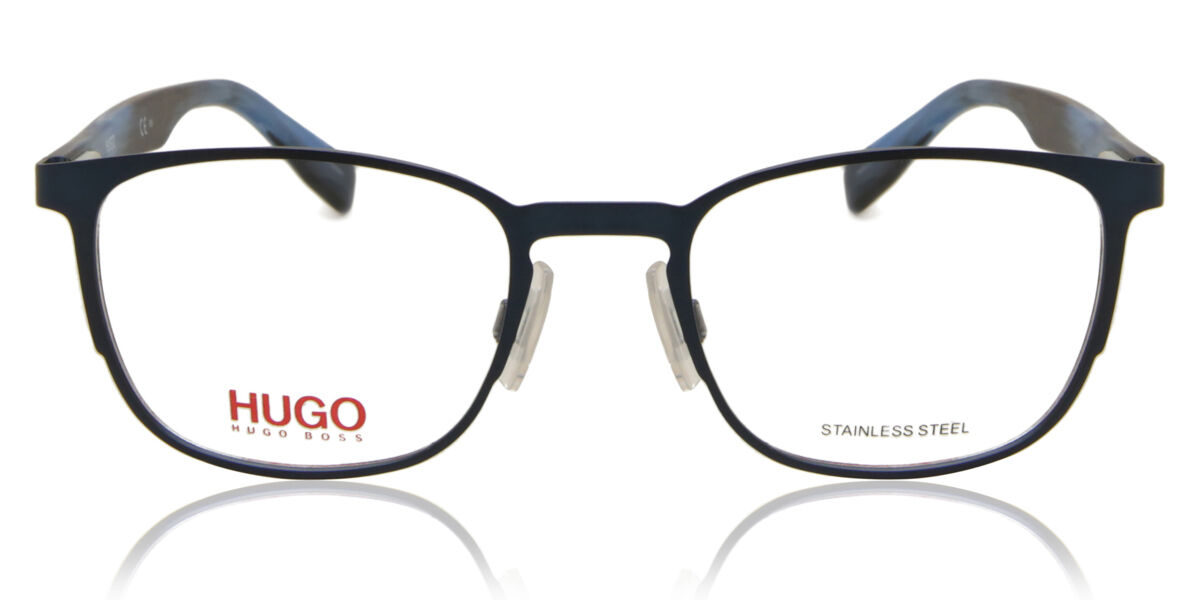 Image of HUGO Hugo 0304 HW8 Óculos de Grau Azuis Masculino BRLPT