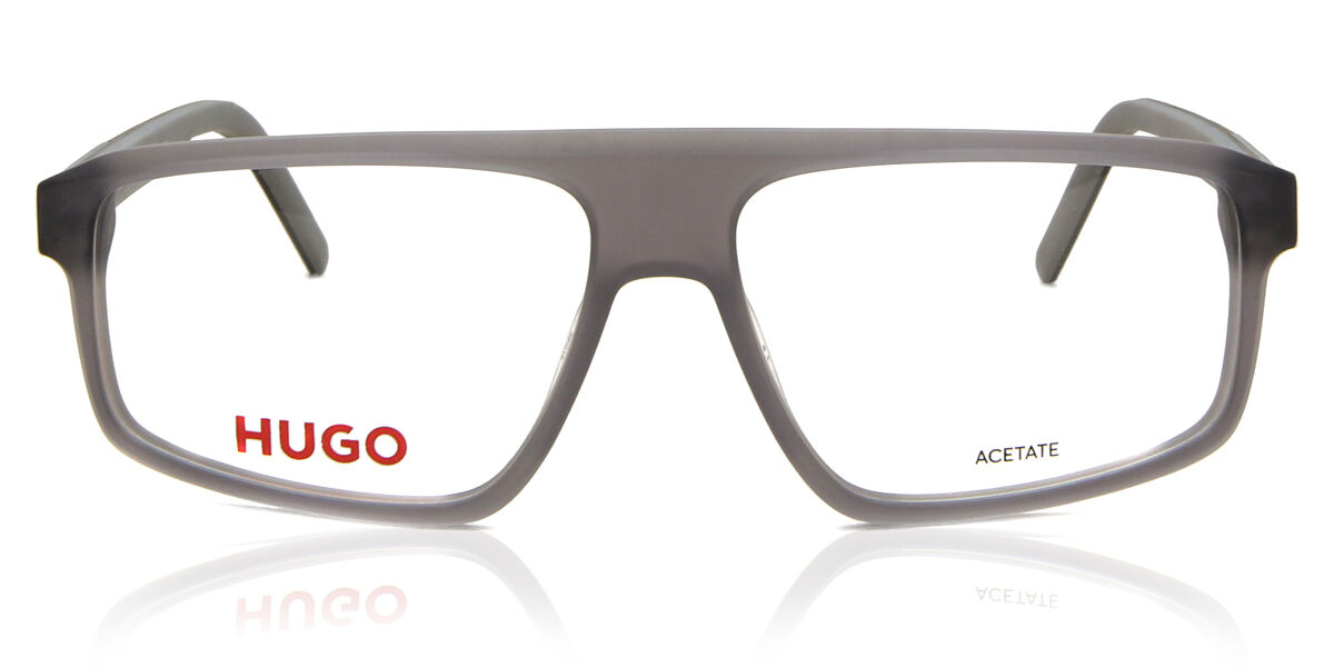 Image of HUGO Hugo 1190 FRE Óculos de Grau Cinzas Masculino BRLPT