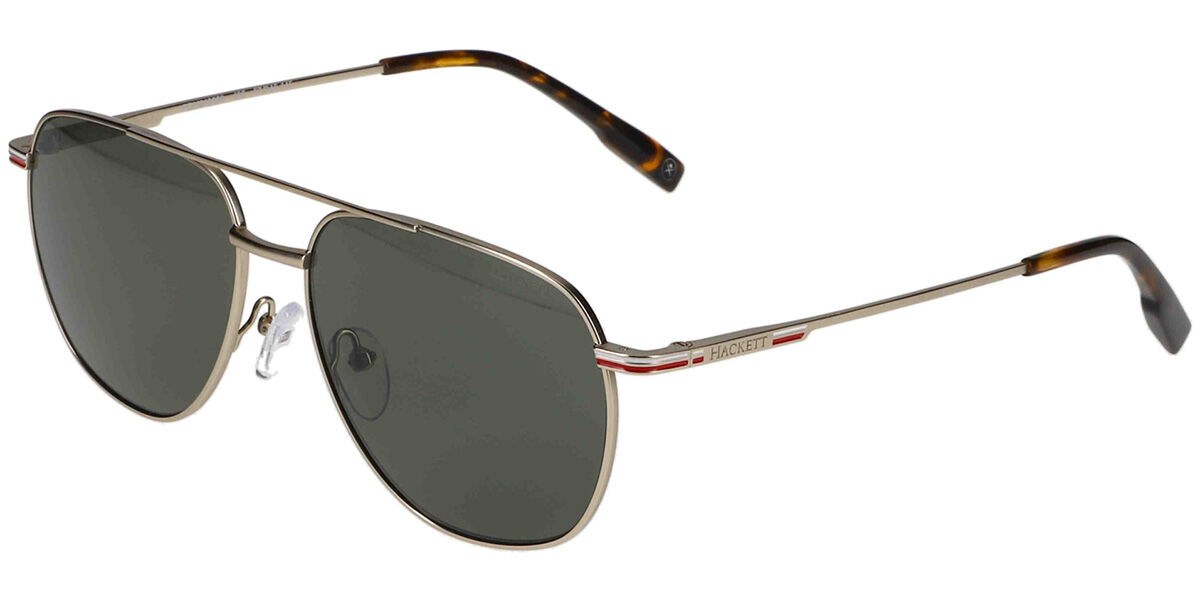 Image of Hackett HEK1152 405 57 Lunettes De Soleil Homme Dorées FR