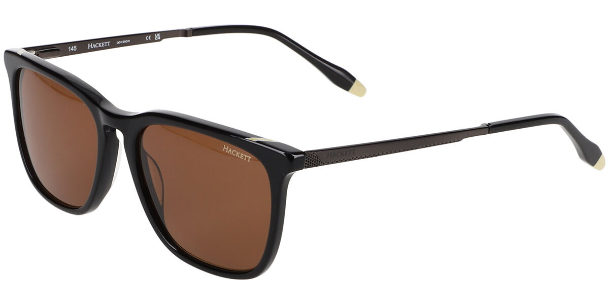 Image of Hackett HSB1146 001 54 Lunettes De Soleil Homme Noires FR