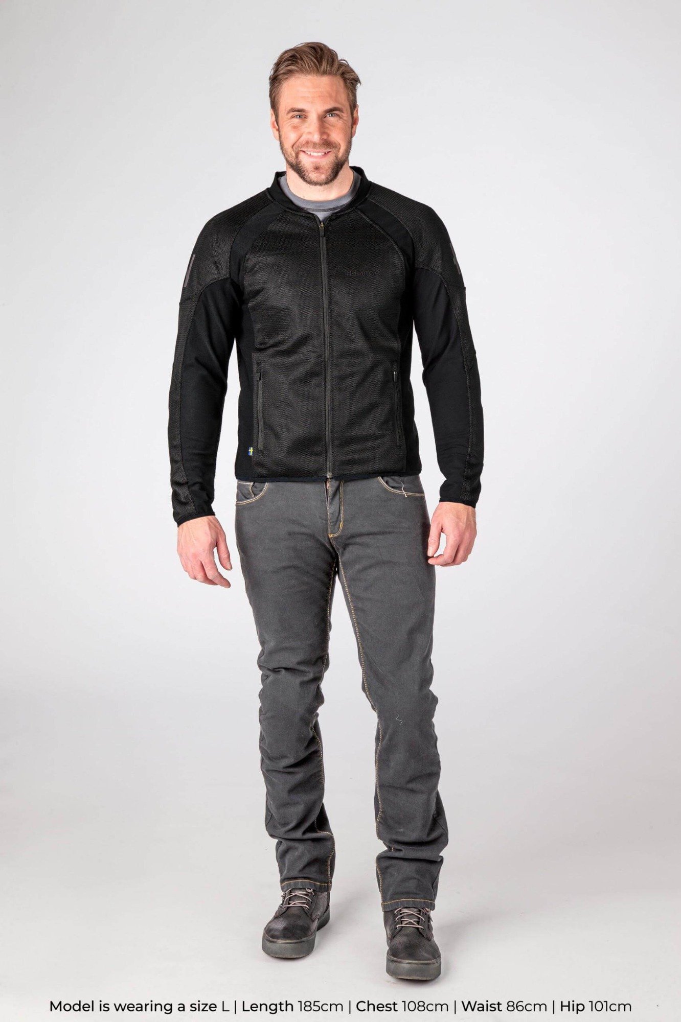 Image of Halvarssons Edane Jacket Black Talla S