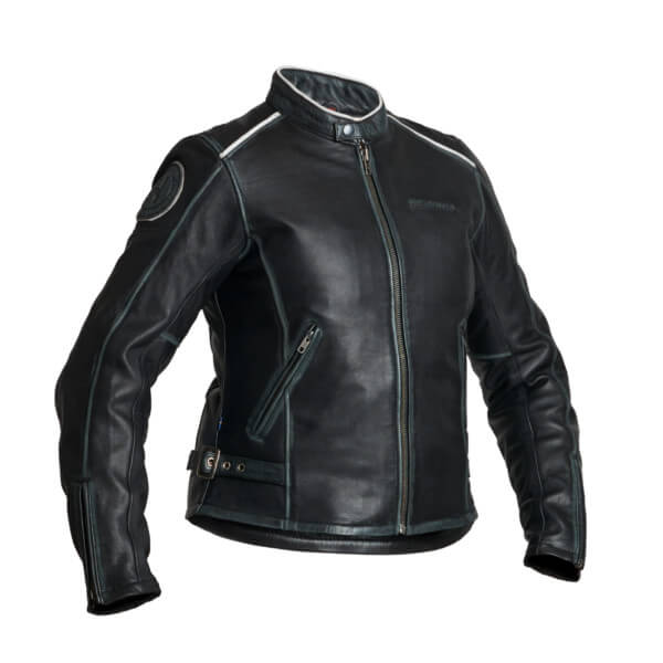 Image of Halvarssons Leather Nyvall Women Schwarz Jacke Größe 46