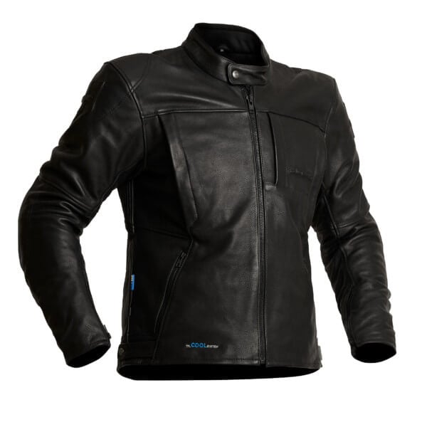 Image of Halvarssons Leather Racken Schwarz Jacke Größe 48