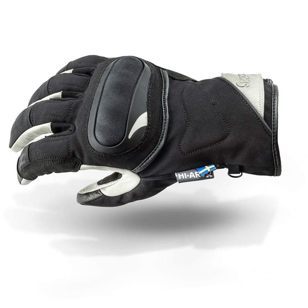 Image of Halvarssons Oleby Black Grey Gloves Size 10 EN