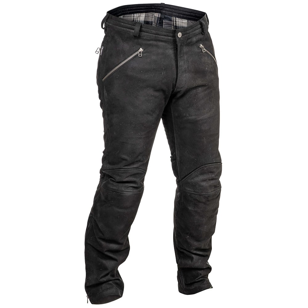 Image of Halvarssons Sandtorp Leather Pants Black Size 46 EN