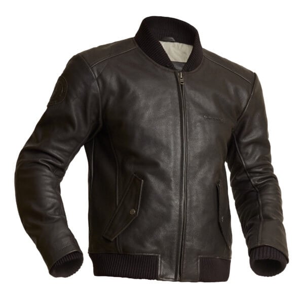Image of Halvarssons Torsby Leather Jacket Brown Size 50 EN