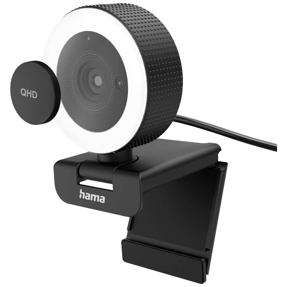 Image of Hama Webcam 2560 x 1440 Pixel Clip mount