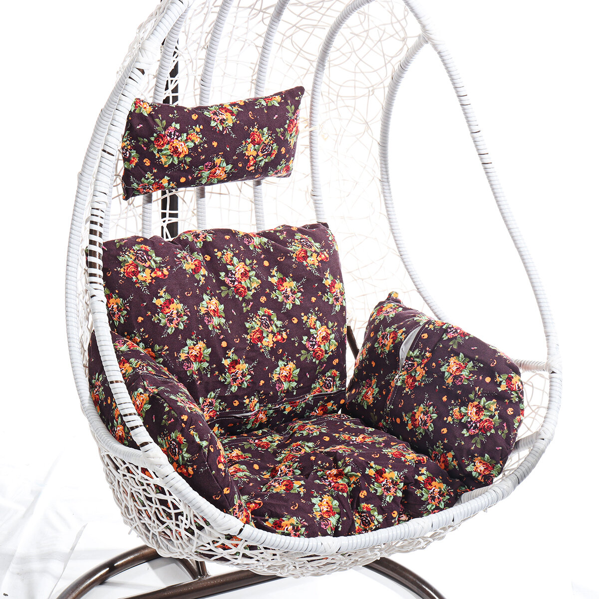 Image of Hammock Chair Seat Cushion Hanging Swing Seat Pad Canvas Chair Bed Back Pad Hanging Chair Pillow Home Office Furniture D