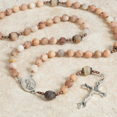 Image of Handmade St Monica Rosary - Catholic Company® Exclusive