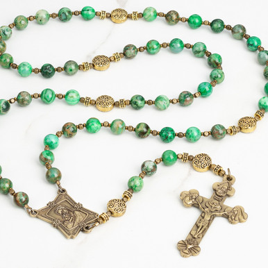 Image of Handmade The Holy Mass Rosary - First Communion