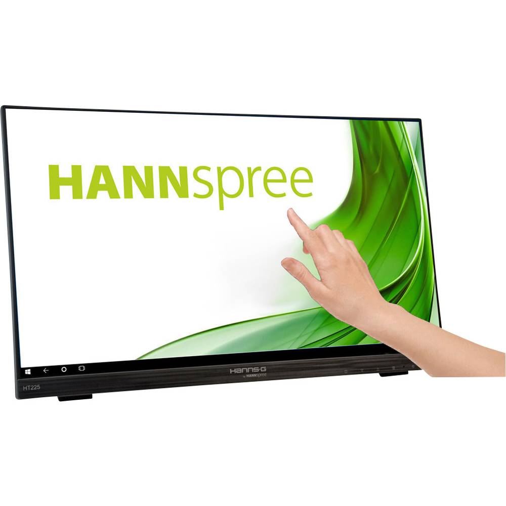 Image of Hannspree HT225HPB Touchscreen EEC: E (A - G) 546 cm (215 inch) 1920 x 1080 p 16:9 7 ms HDMIâ¢ VGA DisplayPort