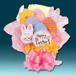 Image of Happy Easter Cookie Bouquet