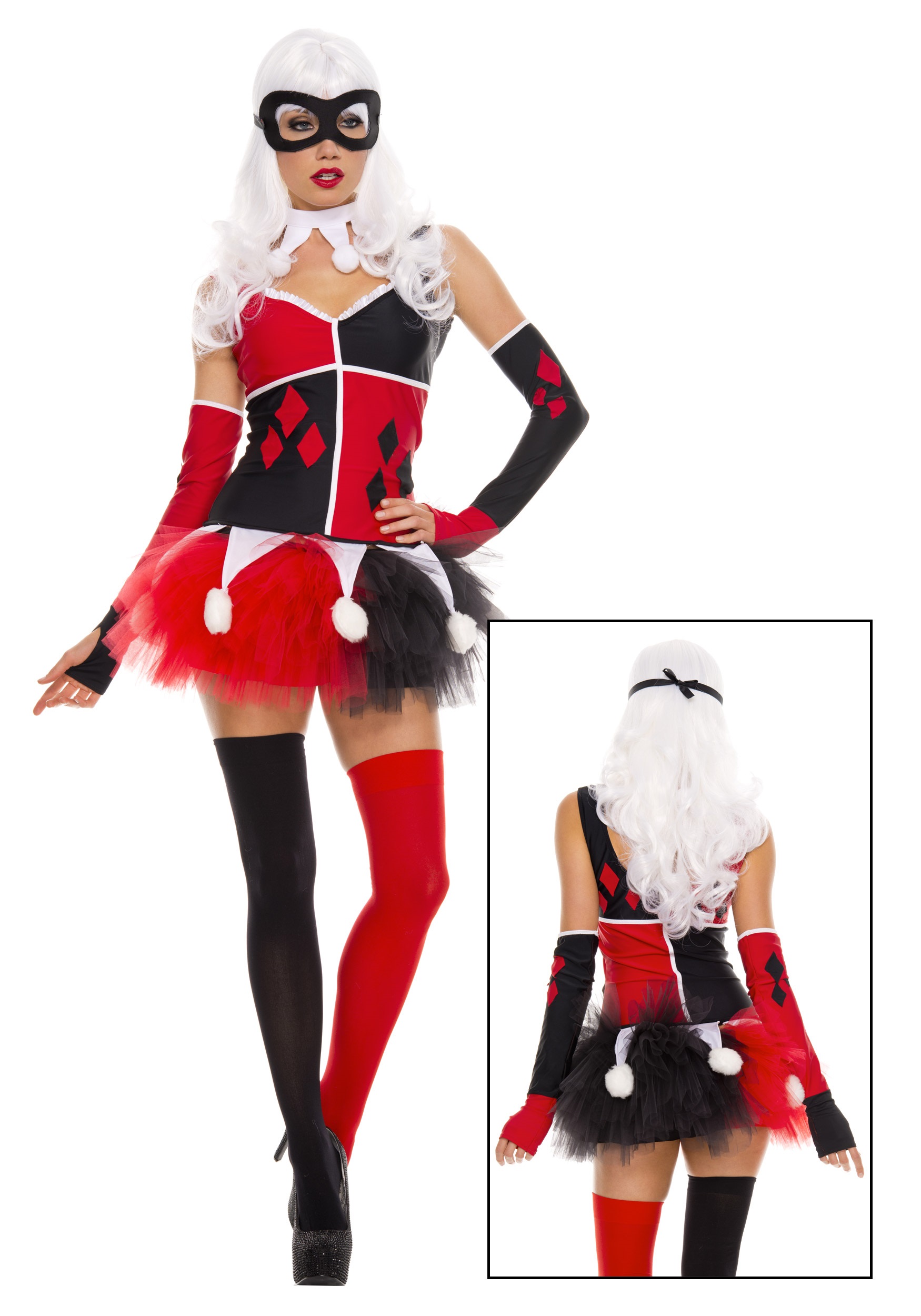 Image of Harley Jester Women's Costume ID MS70424-XL
