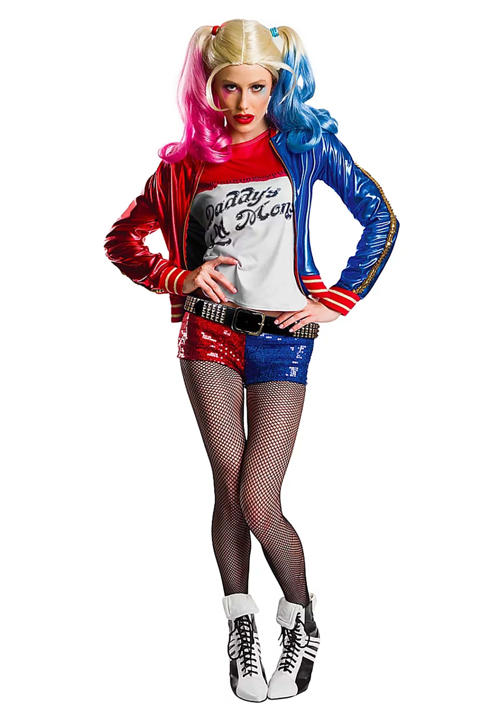 Image of Harley Quinn Suicide Squad Premium Costume ID CH03198-XS