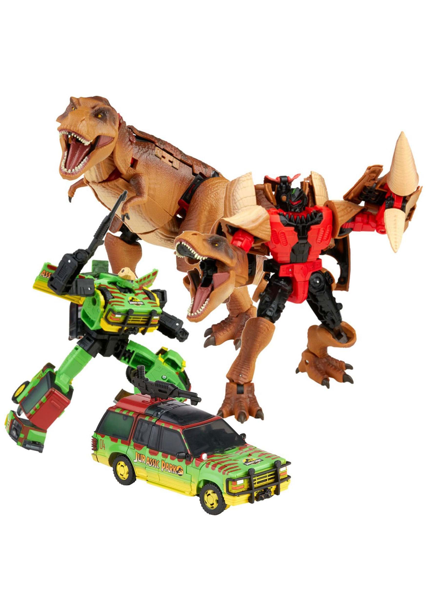 Image of Hasbro Jurassic Park Transformers Tyrannocon Rex Mash-Up