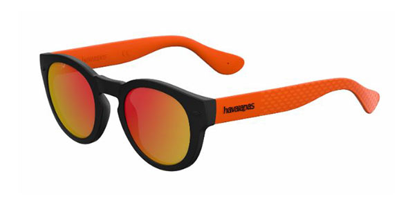 Image of Havaianas TRANCOSO/M QTB/UZ 49 Lunettes De Soleil Homme Noires FR