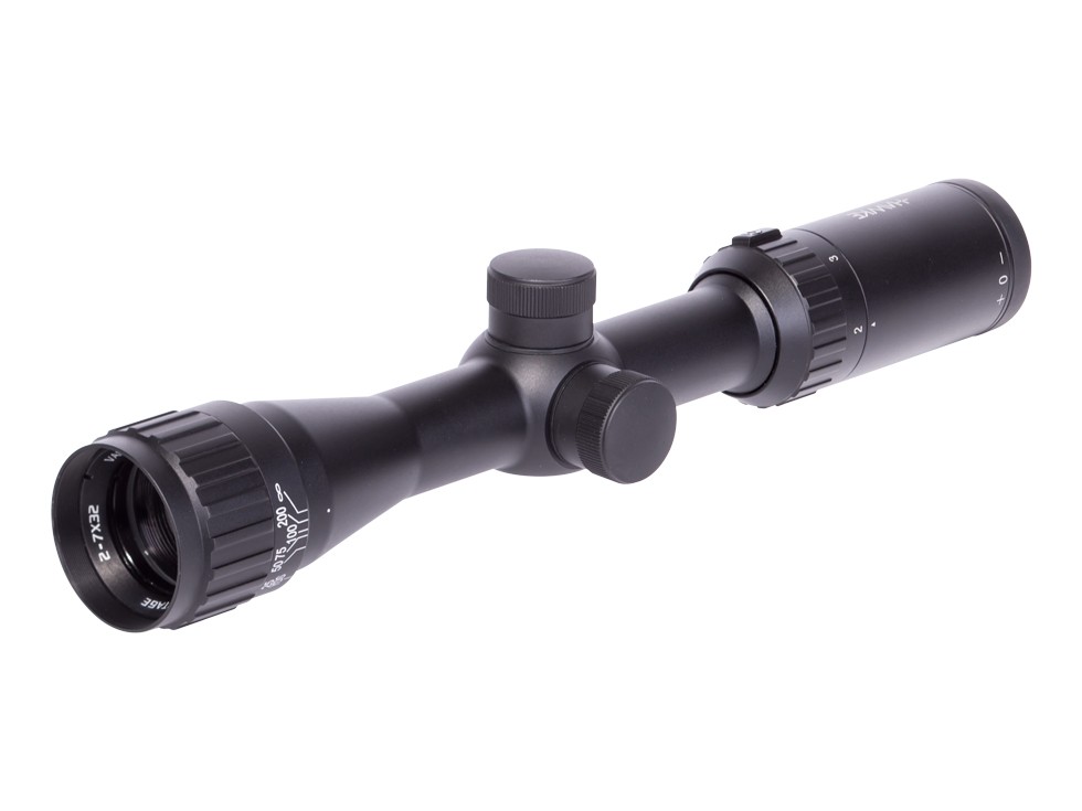 Image of Hawke Sport Optics 2-7x32 AO Sport HD Rifle Scope Mil-Dot Reticle 1/4 MOA 1 Tube ID 5054492141111