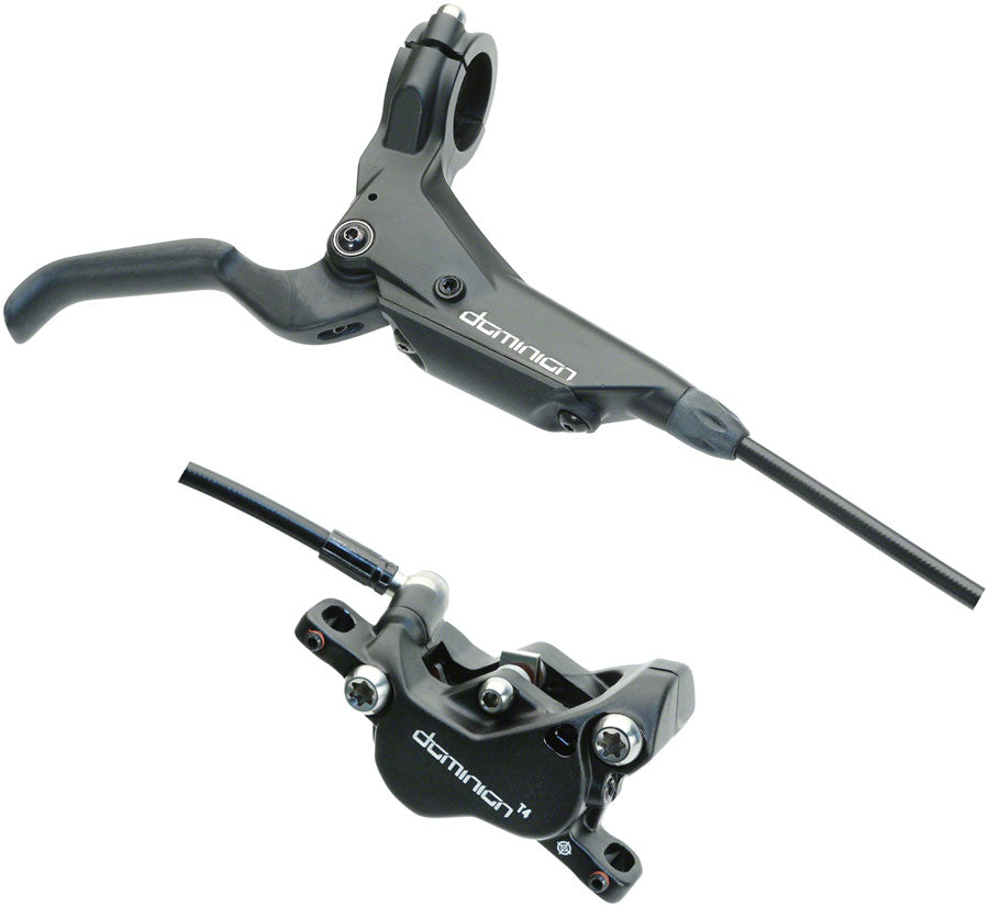 Image of Hayes Dominion T4 Disc Brake and Lever - Front Hydraulic Post Mount Black