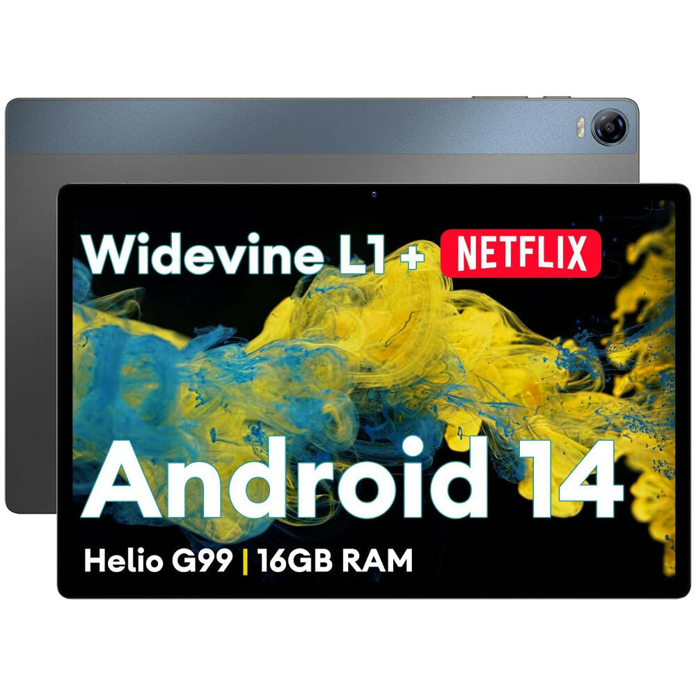 Image of Headwolf HPad 5 Helio G99 Octa Core 8GB+8GB RAM 128GB ROM Netflix Widevine L1 4G LTE 1051 Inch Android 14 Tablet