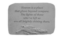 Image of Heaven is a place with Rosemary Memorial Stone
