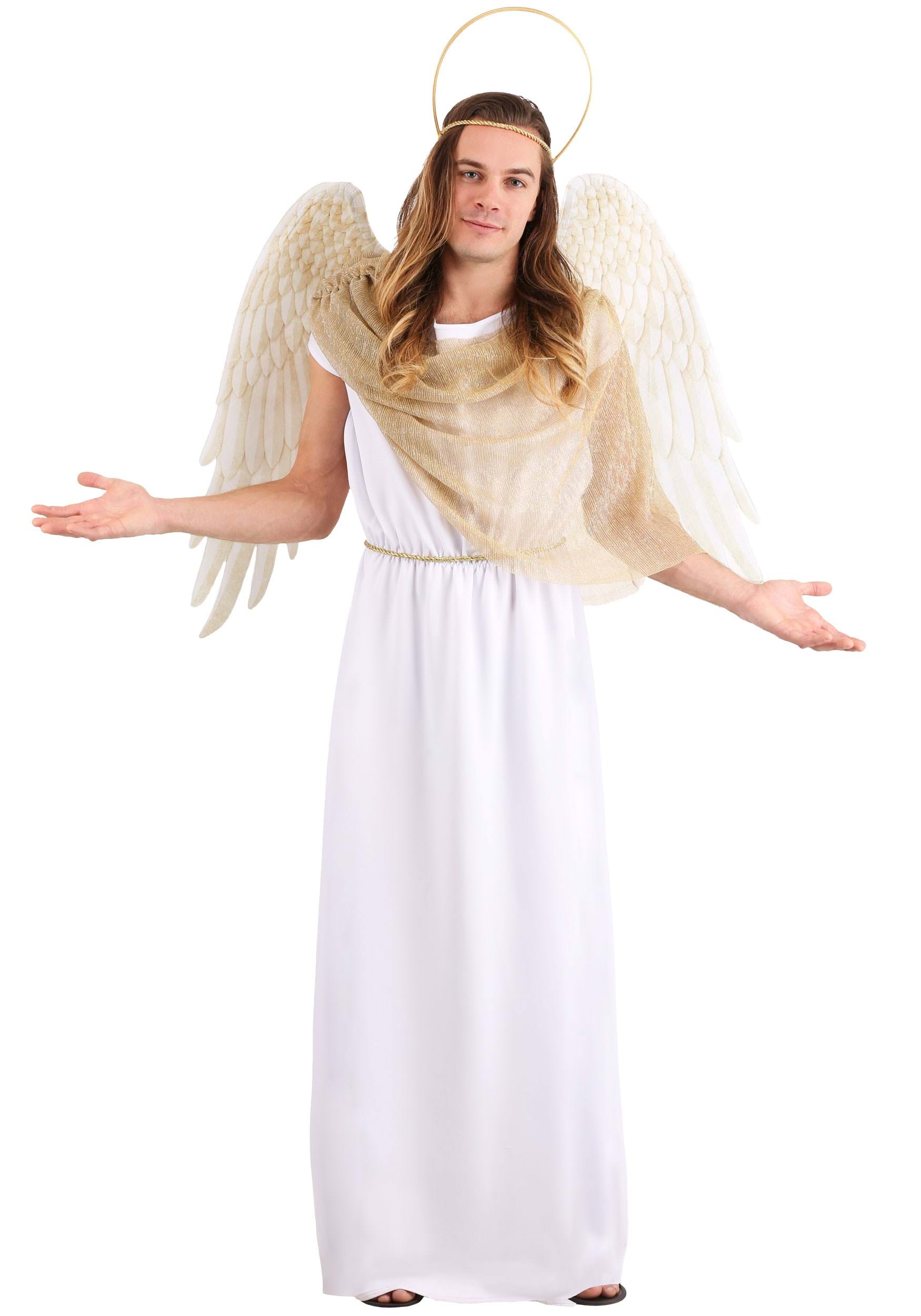 Image of Heavenly Men's Angel Costume ID FUN1772AD-XL