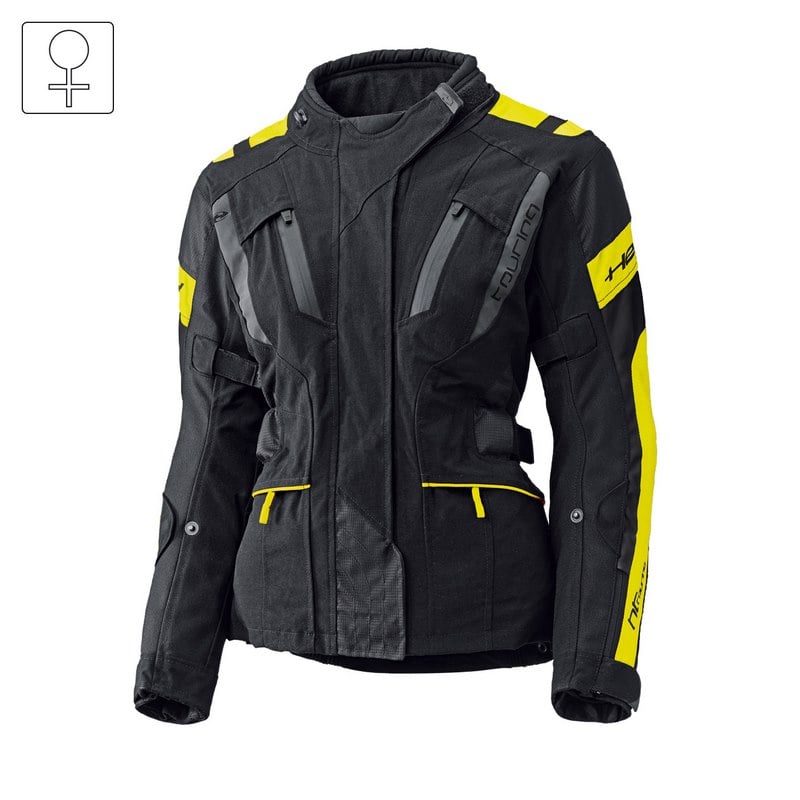 Image of Held 4-Touring II Touring Jacket Black Neon Yellow Size L ID 4049462893238