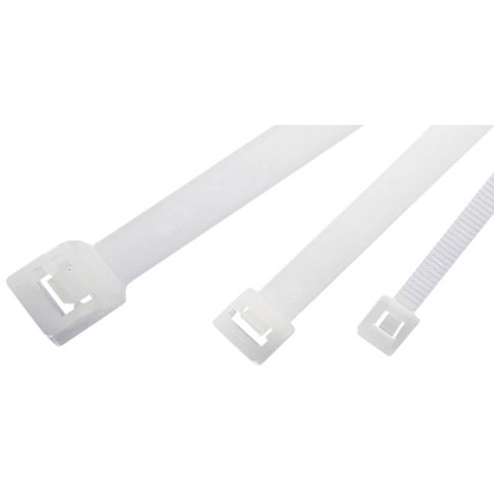 Image of HellermannTyton 111-70319 RLT120-PA66-NA Cable tie Ecru 100 pc(s)