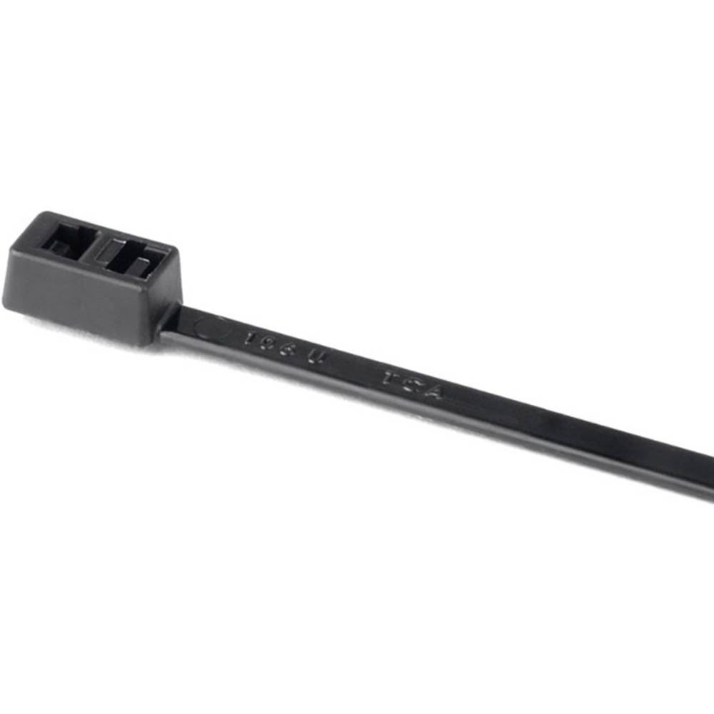 Image of HellermannTyton 117-05350 T50IDH-PA66HS-BK Cable tie 305 mm 470 mm Black 1000 pc(s)