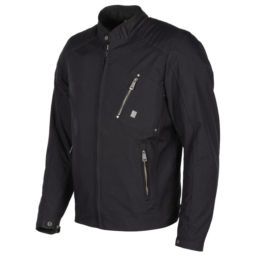 Image of Helstons Colt Technical Fabric Jacket Black Size 2XL EN