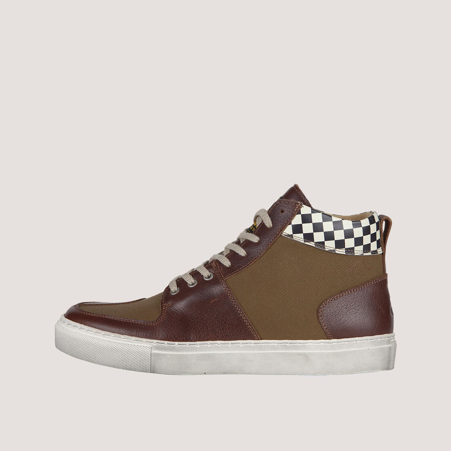 Image of Helstons Grandprix Leather Armalith Tan Khaki Shoes Size 39 ID 3662136097674