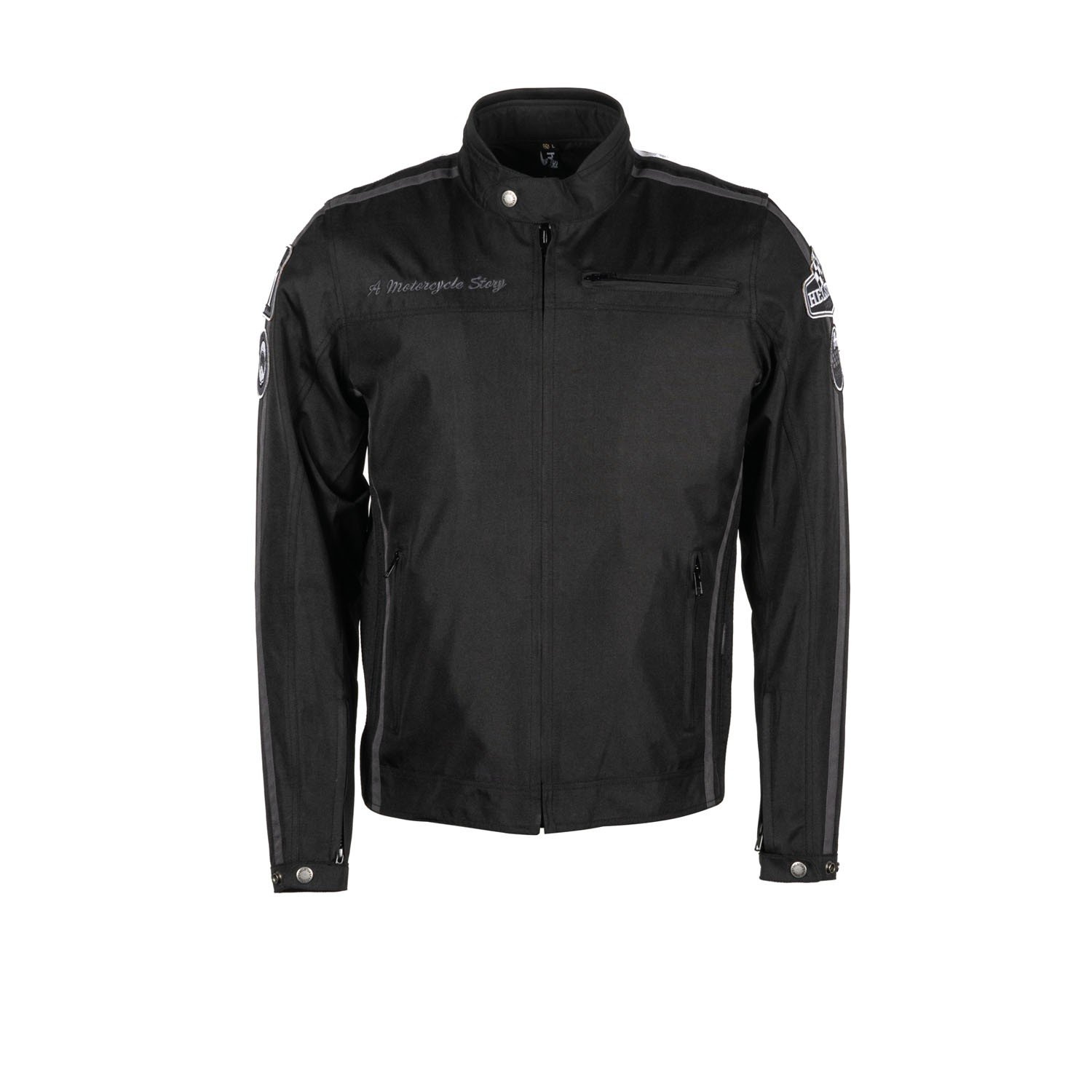 Image of Helstons King Tissu Technique Jacket Black Size S ID 3662136083813