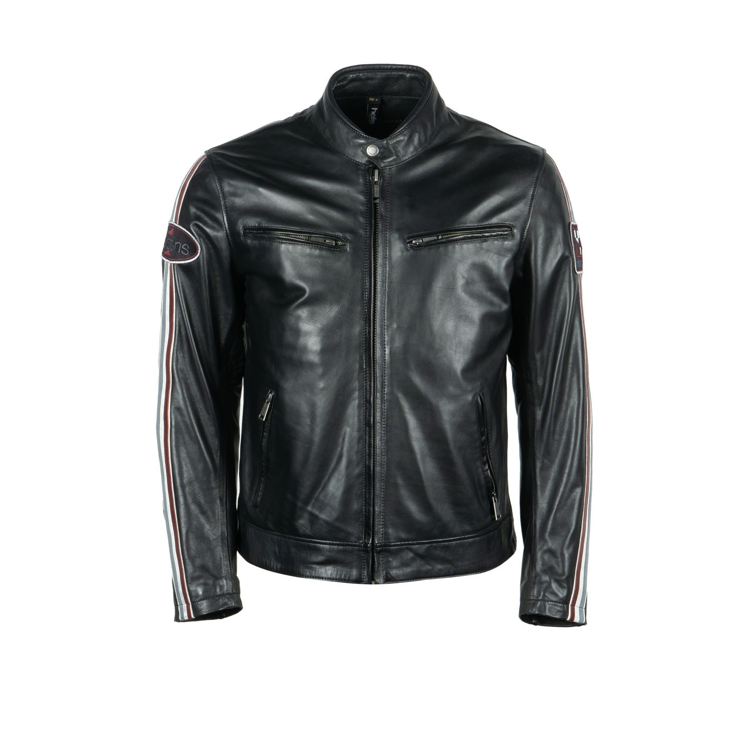 Image of Helstons Race Leather Aniline Jacket Black Size M EN