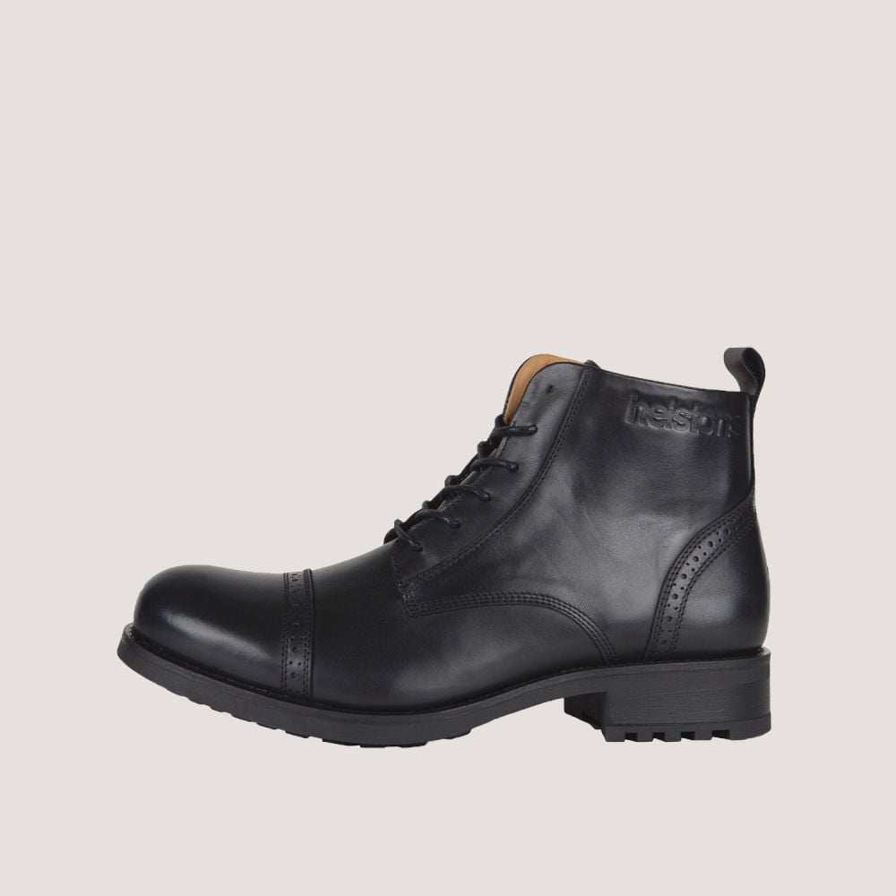 Image of Helstons Rogue Leather Schwarz Schuhe Größe 39