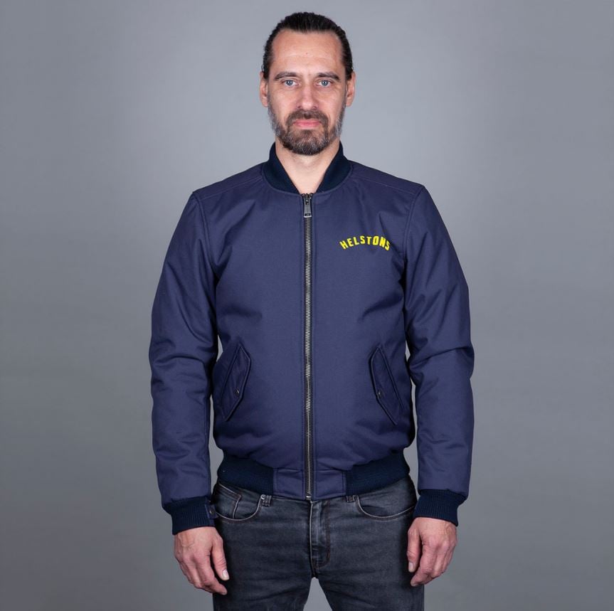 Image of Helstons Sparks Fabrics Jacket Blue Size M EN