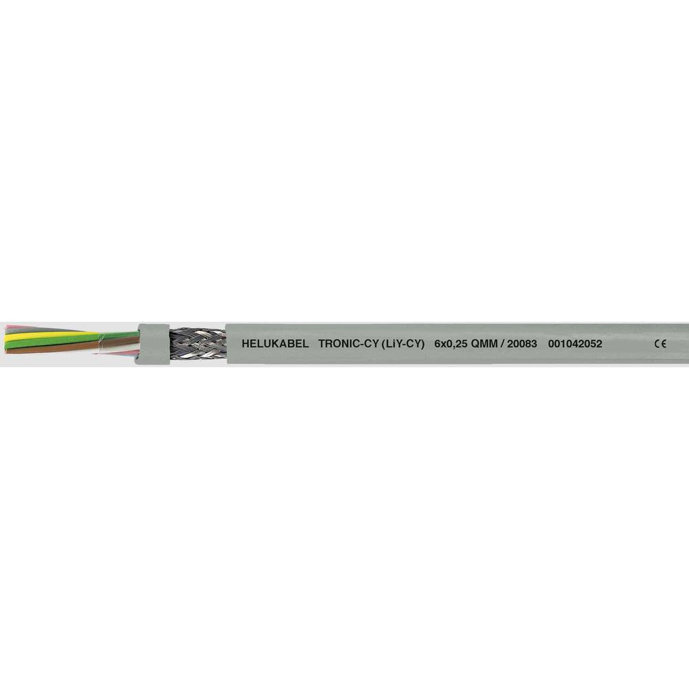 Image of Helukabel 16027 Data cable LiYCY 3 x 075 mmÂ² Grey 100 m
