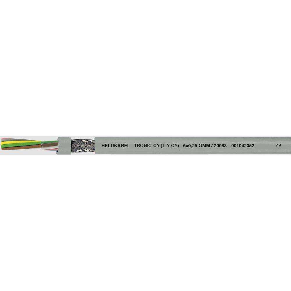 Image of Helukabel 16476 Data cable LiYCY 3 x 1 mmÂ² Grey 100 m