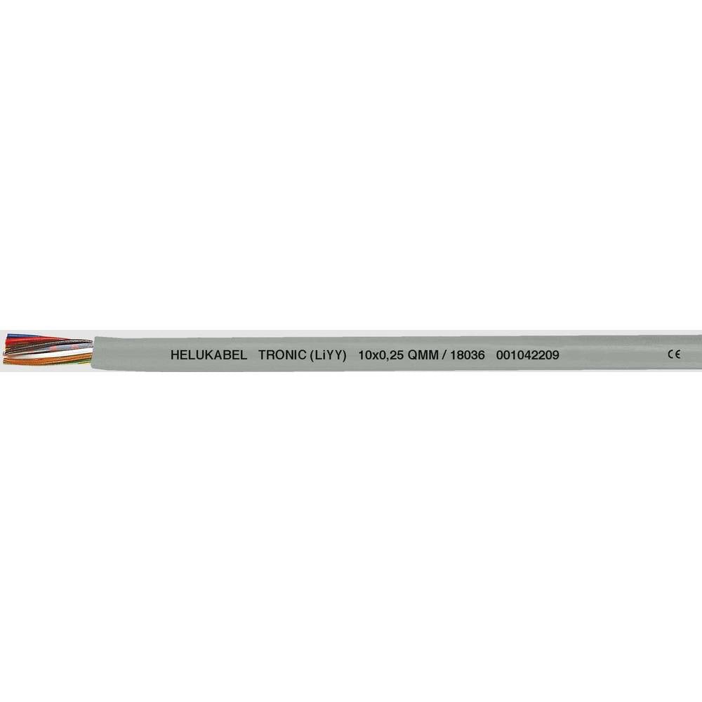 Image of Helukabel 18058 Data cable LiYY 3 x 034 mmÂ² Grey 100 m