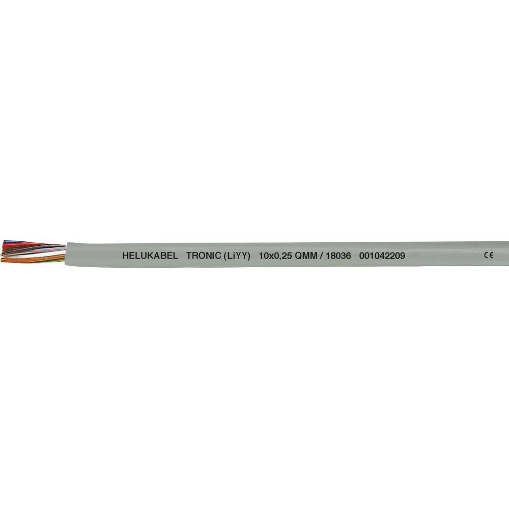 Image of Helukabel 18061 Data cable LiYY 6 x 034 mmÂ² Grey 100 m
