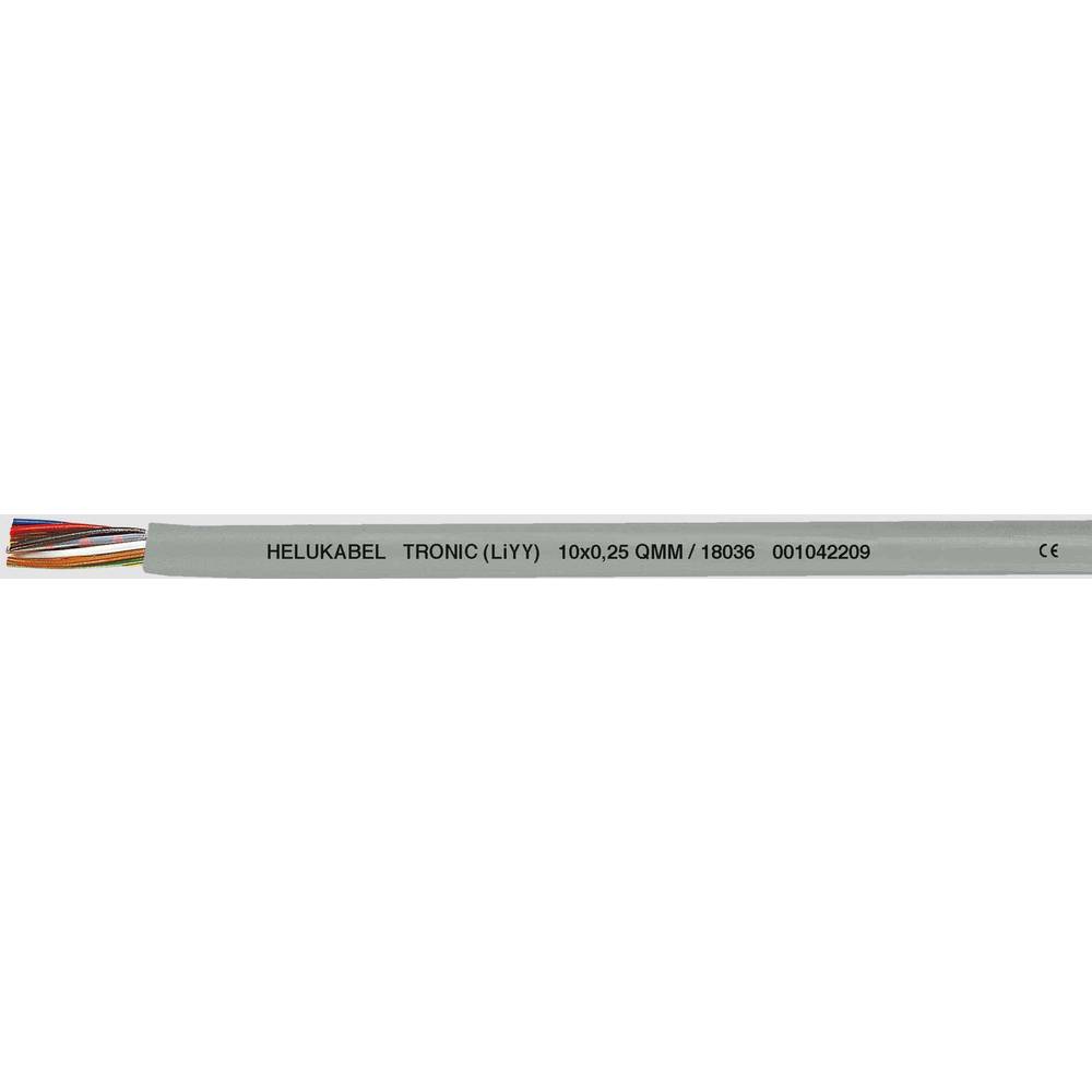 Image of Helukabel 18091 Data cable LiYY 8 x 050 mmÂ² Grey 100 m