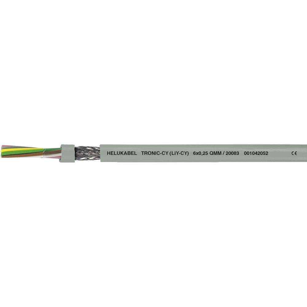 Image of Helukabel 20001 Data cable LiYCY 2 x 014 mmÂ² Grey 100 m
