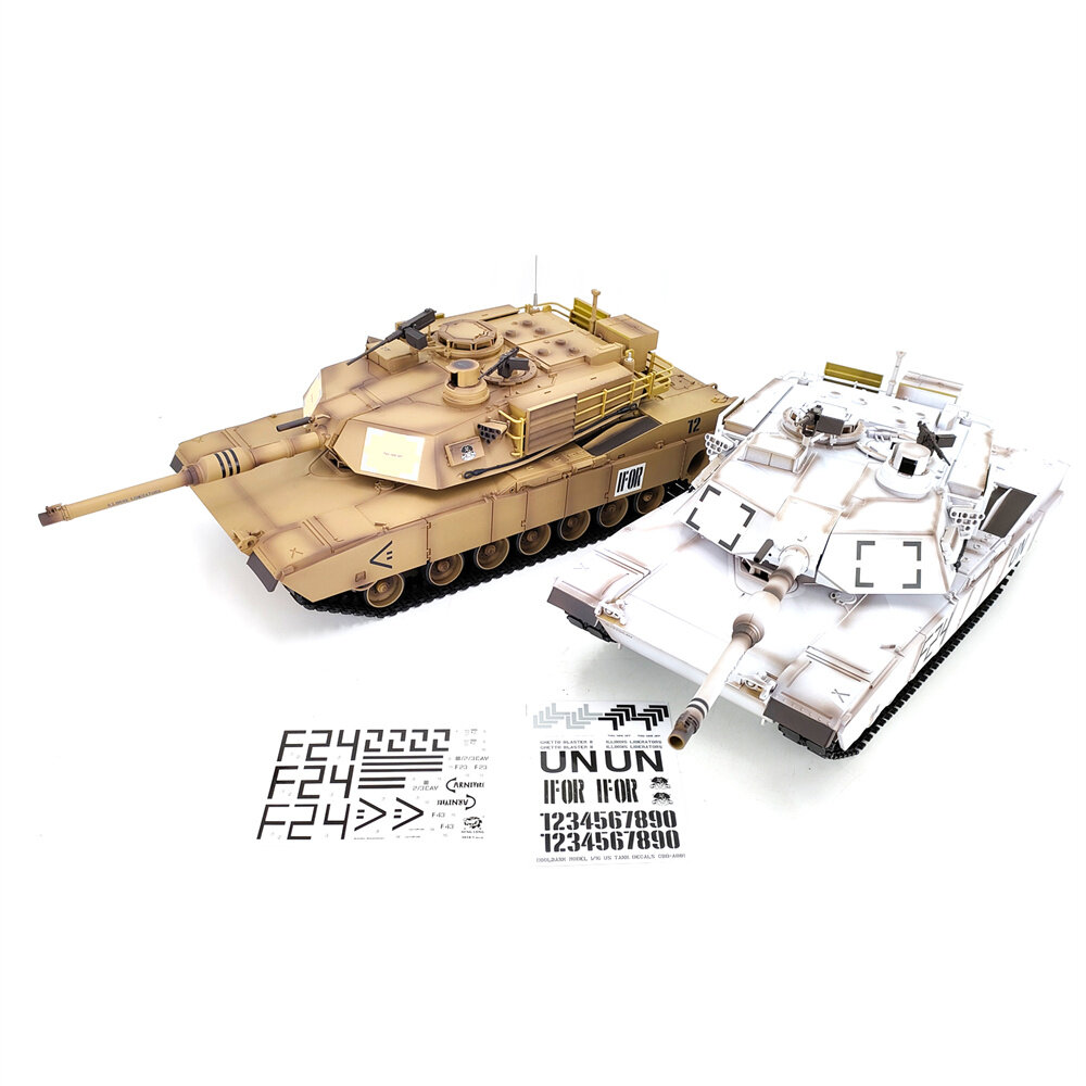 Image of Heng Long 3918-1 70 US M1A2 1/16 24G RC Tank Battle Infrared Launch RTR Vehicles Smoking Sound Toys Models