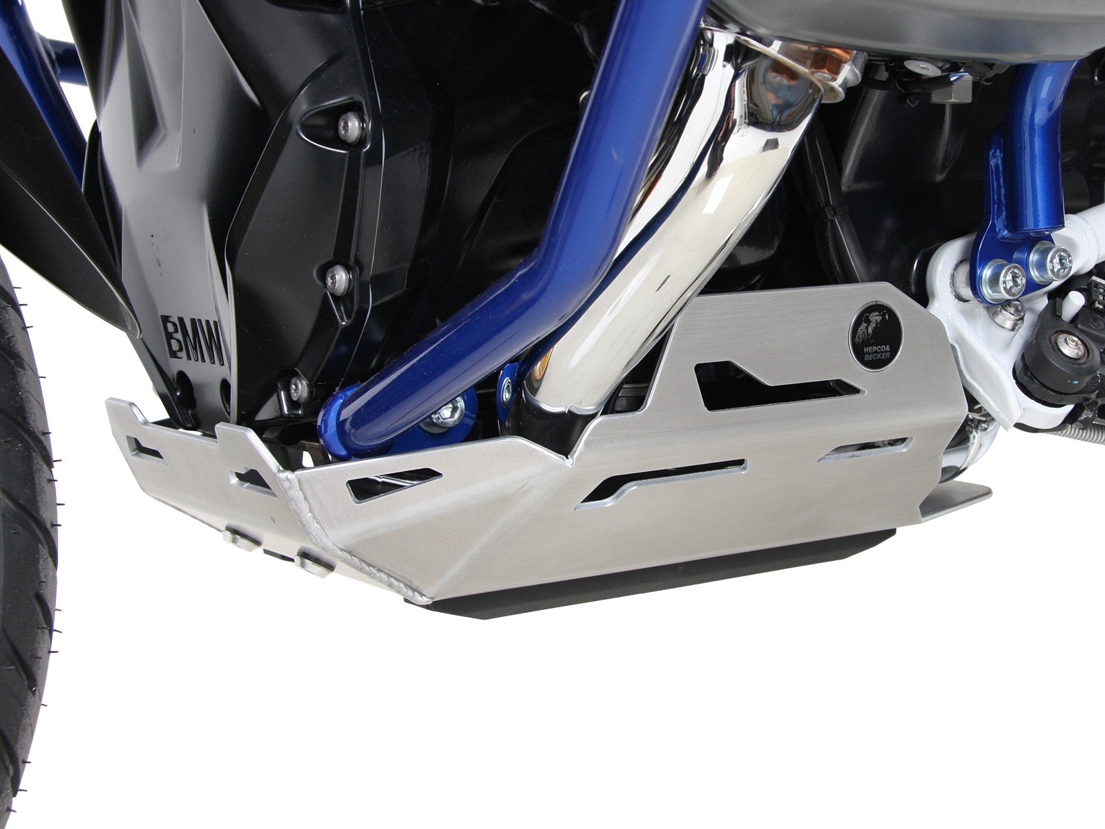 Image of Hepco & Becker Engine Protection Plate – Aluminium BMW R1250GS (2018-) Size ID 4042545661458
